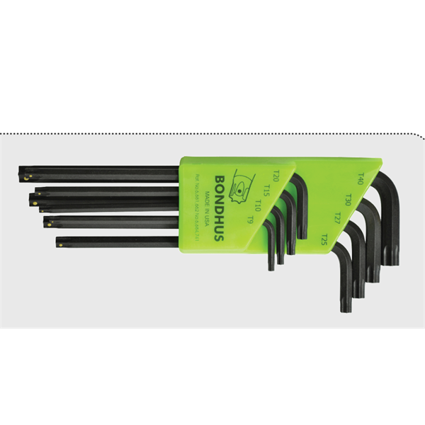 美國Bondhus波頓 短公制 六角 L 型扳手 單個	25408