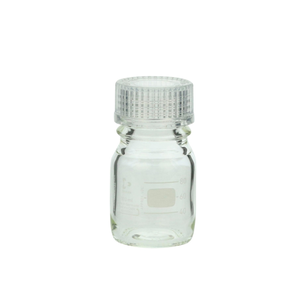 日本SIBATA柴田科學帶透明蓋的耐熱螺口瓶017200-50003