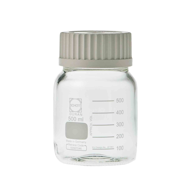 日本SIBATA柴田科學耐熱螺口瓶 廣口藍蓋017250-22000