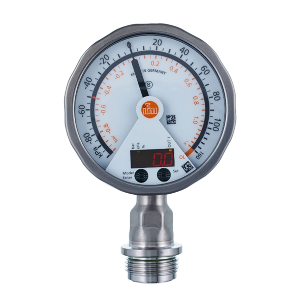 德國IFM易福門帶模擬顯示屏的齊平式壓力傳感器PG2736 PG-2,5-REA01-MFRKG/US/ /P