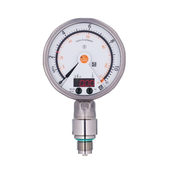 德國IFM易福門帶模擬顯示屏的齊平式壓力傳感器PG2736 PG-2,5-REA01-MFRKG/US/ /P
