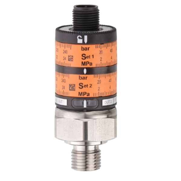 德國(guó)IFM易福門(mén)帶直觀開(kāi)關(guān)點(diǎn)設(shè)定的壓力傳感器PK7522 PK-100-SFG14-QSPKG/US/ /W