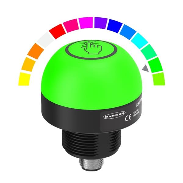 BANNER邦納美國 K50 Pro 觸摸按鈕系列拾取指示燈K50PTVKQ