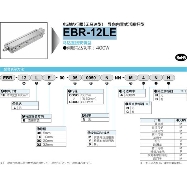 CKD喜開(kāi)理電動(dòng)執(zhí)行器（無(wú)馬達(dá)型）滑塊型EBR-12LE-00-320800NNN-P2CB